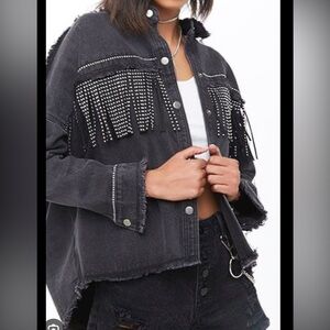 Momokrom Fringe Jean Jacket